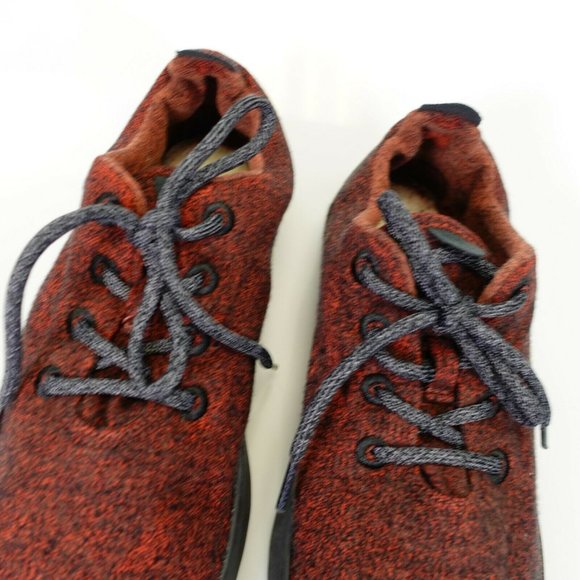 ALLBIRDS Men's Orange Black The Wool Runners Sneaker Shoe 11 Sustainable Organic - Picture 10 of 14